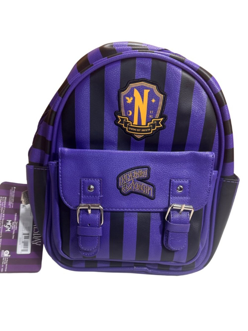 Wednesday Addams Nevermore Academy Mini Backpack NWT